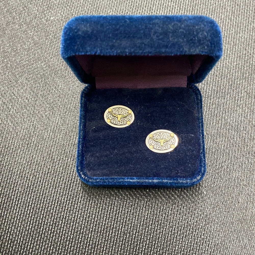 Montana silversmiths longhorn earrings